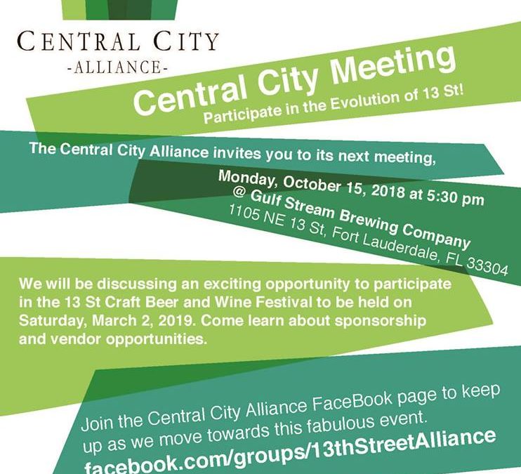 Don’t forget – Tomorrow is the Night! CCA meeting at Gulfstream Brewery Monday October 15 5:30 pm